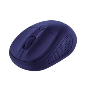 MOUSE TRUST WIRELESS PRIMO 4 BOTONES Y RUEDA DESPLAZAMIENTO 1000-1600DPI COLOR AZUL 24796