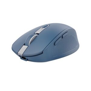 MOUSE TRUST WIRELESS Y BLUETOOTH OZAA 24934 AZUL RECARGABLE- SENSOR OPTICO - 6 BOTONES - 800/1600/32