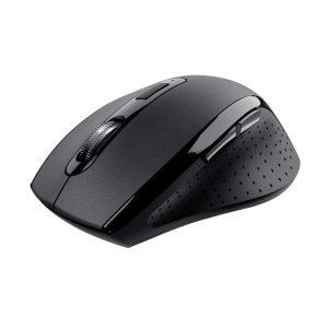 MOUSE TRUST WIRELESS YVI+ NEGRO SILENT CLICK 1600DPI AJUSTABLE 6 BOTONES