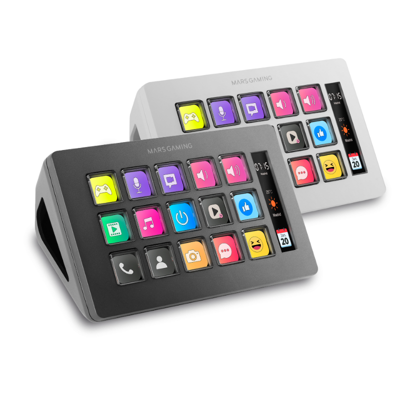 PLATAFORMA DE CONTROL DELGADA MSD-ONE NEGRO MARS GAMING