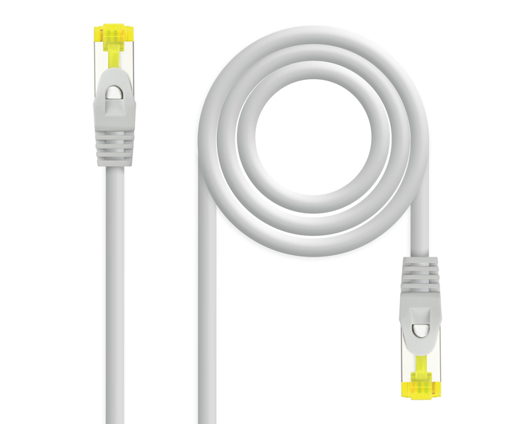 CABLE DE RED LATIGUILLO RJ45 SFTP CAT6A AWG26 7 M GRIS NANOCABLE