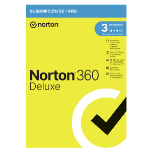 NORTON 360 DELUXE 25GB ES 1 USER 3 DEVICE 1 AÑO **L. ELECTRONICA