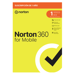 NORTON 360 MOBILE ES 1 USER 1 DEVICE 12MO **L. ELECTRONICA