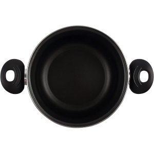 OLLA CON TAPA CRISTAL MAGEFESA K2 ROJO 20 ACERO ANTIADHERENTE ACERO INOXIDABLE TODO TIPO