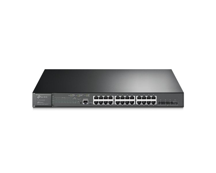TP-LINK JETSTREAM SWITCH 24 PORT Gbit RACK PoE+ 4 SFP+ 10G