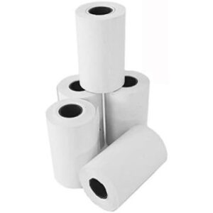 PACK DE 10 ROLLOS DE PAPEL TERMICO DE 57x35mm LIBRE DE BISFENOL A