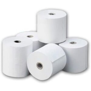 PACK DE 10 ROLLOS DE PAPEL TERMICO DE 80x80mm LIBRE DE BISFENOL A
