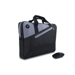 PACK MALETIN Y MOUSE NGS MONRAY OPTICO WIRELESS MASTER KIT 15.6" COLOR NEGRO Y GRIS