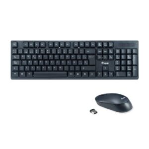 TECLADO Y MOUSE EQUIP LIFE WIRELESS COMBO 2.4GHZ COLOR NEGRO 245221