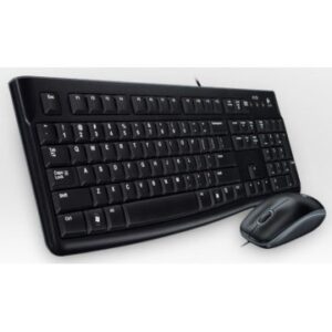 TECLADO Y MOUSE LOGITECH MK120 FRANCES CON CABLE USB P/N:920-002539