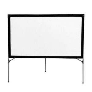 PANTALLA MURAL PORTATIL APPROX 77" 183x102 cm MARCO PLEGABLE PROYECCION DE DOBLE CARA BOLSA DE TRANS