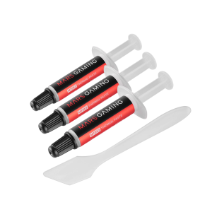 PASTA DISIPADORA MARS GAMING MT0X3 PACK 3 MATERIAL NANOTECNOLOGICO NO CONDUCTOR ULTRA EFICIENCIA 6W