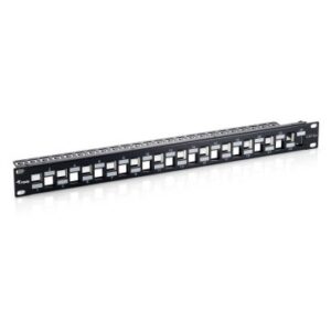 PATCH PANEL VACIO CAT.6 A 24 PUERTOS KEYSTONE APANTALLADO