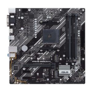 PB ASUS PRIME B550M-K Skt AM4 M-ATX 4DDR4-3200MHz HDMI DVI VGA 3PCIE 2M.2 GLAN 6USB3.2