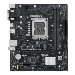 PB ASUS PRIME H610M-R D4-SI BULK Skt LGA 1700 M-ATX 4DDR4-3200MHz HDMI DVI VGA 1xpcie 4.0 1xPCIE 3.0