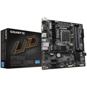 PB GIGABYTE B760M DS3H DDR4 M-ATX 12º/13º 4xDDR4 HDMI DISPLAYPORT VGA 4DDR4 3200MHz 2M.2 RAID USB-C