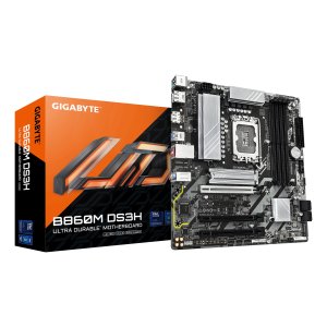 PB GIGABYTE B860M DS3H M-ATX Skt LGA1851 4xDDR5 5600MHz HDMI DP LAN M.2
