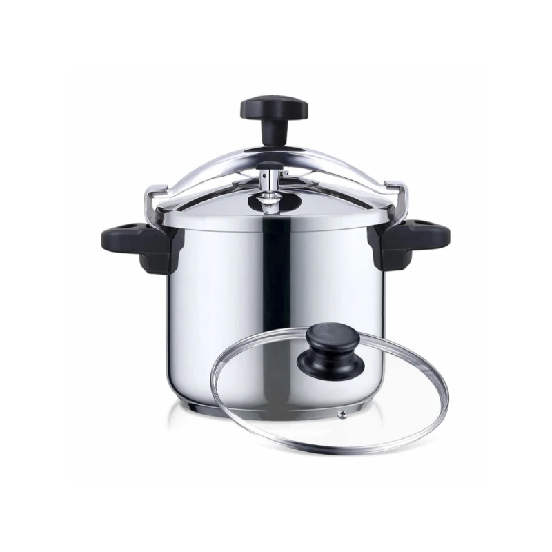 OLLA INOX PLUS + VALVULA ROTATIVA 10L HAEGER