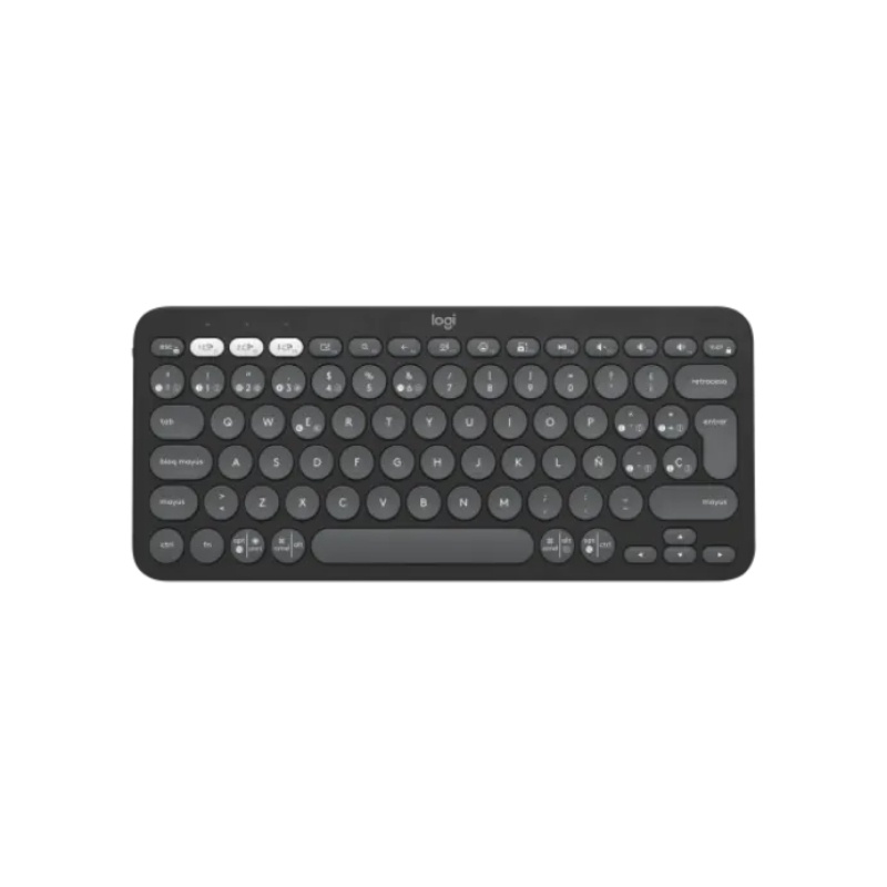 TECLADO WIRELESS K380S PEBBLE KEYS 2 NEGRO LOGITECH