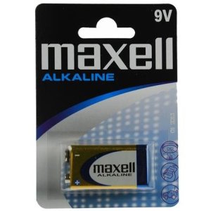 PILAS 6LR61 MAXELL LR09-B1 GD 9V BLISTER 1 UNIDAD (ecotasas incluidas)