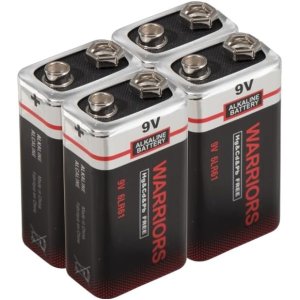 PILAS 6LR61 WARRIORS ALCALINA PACK DE 4 PILAS