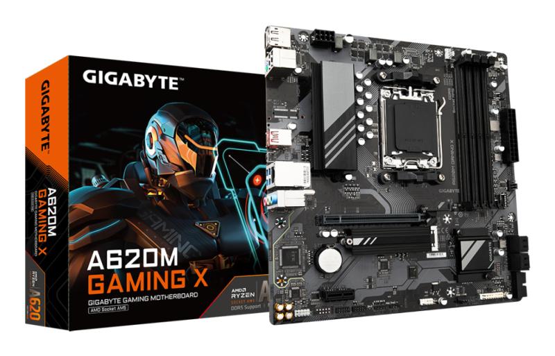 PLACA BASE GIGABYTE A620M GAMING X AM5 MATX 4XDDR5