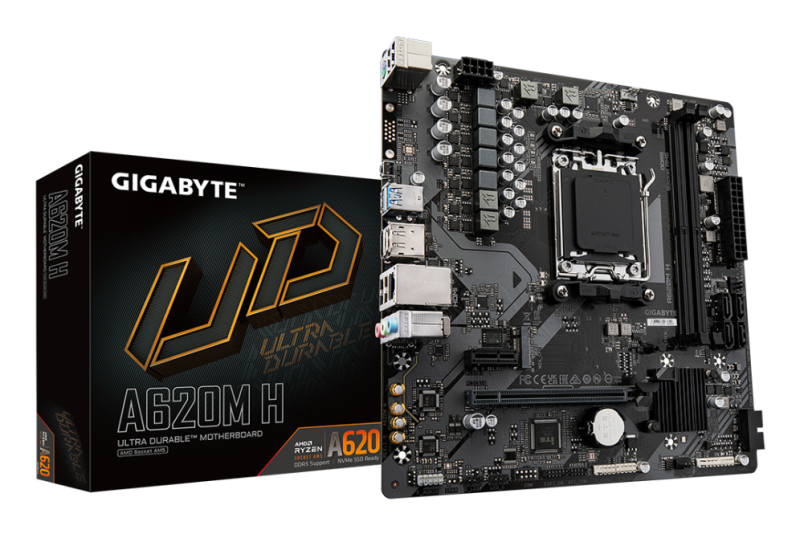 PLACA BASE GIGABYTE A620M H AM5 MATX 2XDDR5