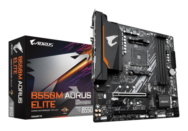PLACA BASE GIGABYTE B550M AORUS ELITE AM4 MATX 4XDDR4