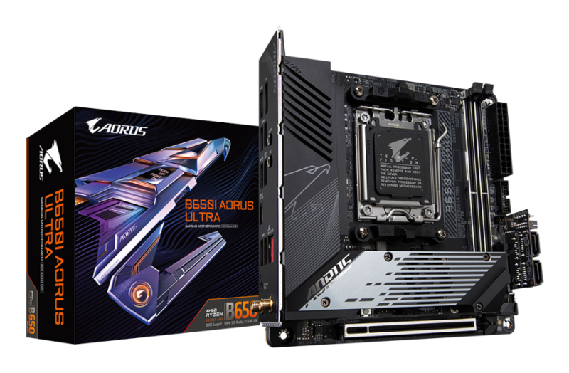 PLACA BASE GIGABYTE B650I AORUS ULTRA AM5 ITX 2XDDR5