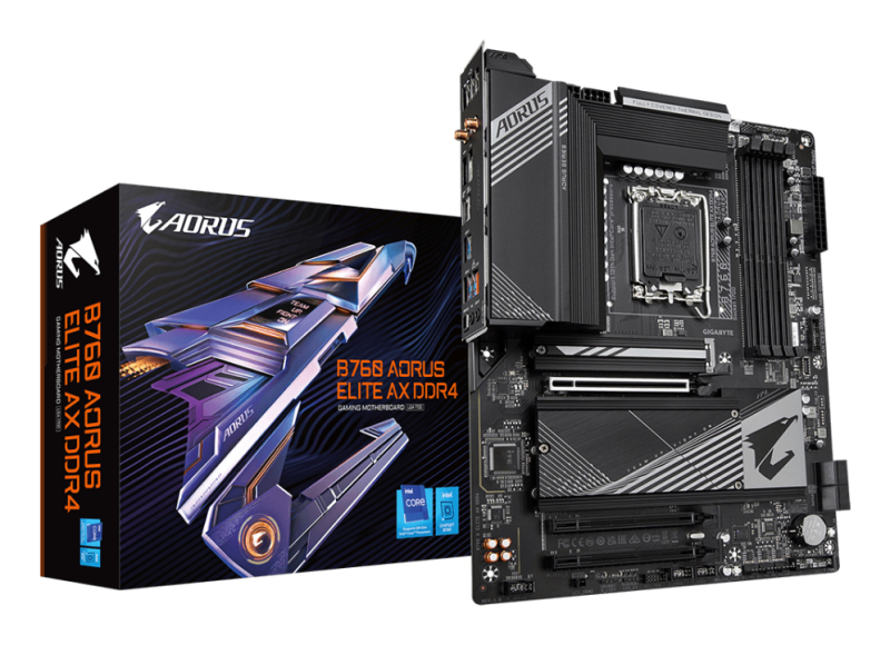 PLACA BASE GIGABYTE B760 AORUS ELITE AX 1700 ATX 4XDDR4