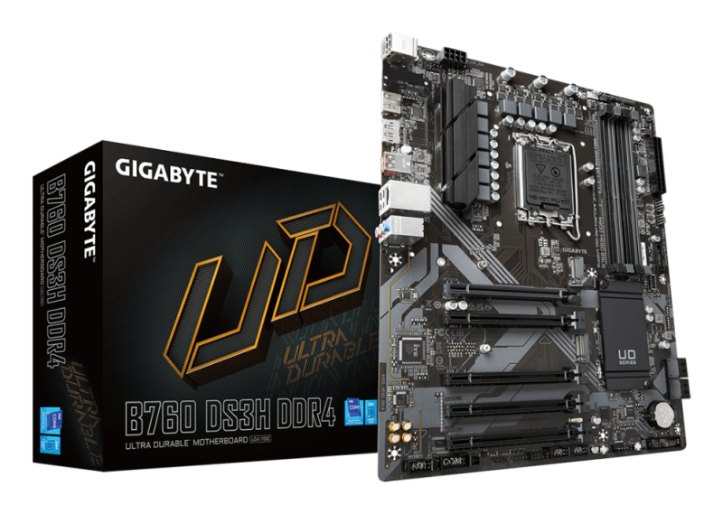 PLACA BASE GIGABYTE B760 DS3H 1700 ATX 4XDDR4