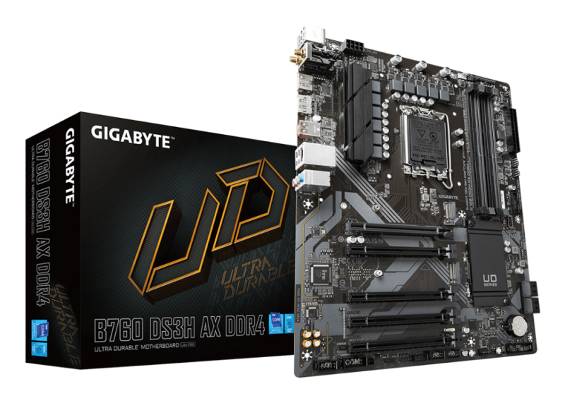 PLACA BASE GIGABYTE B760 DS3H AX 1700 ATX 4XDDR4