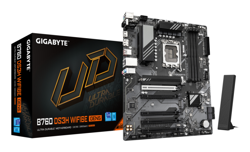 PLACA BASE GIGABYTE B760 DS3H  WIF6E GEN5 1700 AX ATX 4XDDR5
