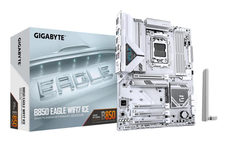 PLACA BASE GIGABYTE B850 EAGLE  WF7 ICE  1.0