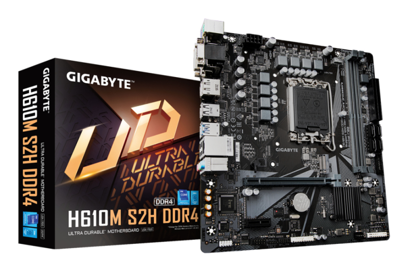 PLACA BASE GIGABYTE H610M S2H 1700 MATX 2XDDR4