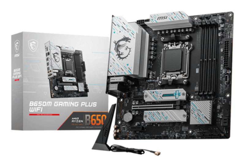 PLACA BASE MSI B650M GAMING PLUS WIFI AM5 MATX 4XDDR5