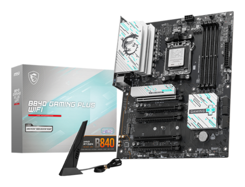 PLACA BASE MSI B840 GAMING PLUS WIFI ATX AM5 DDR5