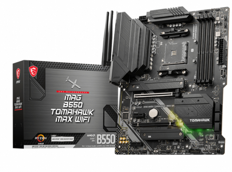 PLACA BASE MSI MAG B550 TOMAHAWK MAX WIFI AM4 ATX 4XDDR4