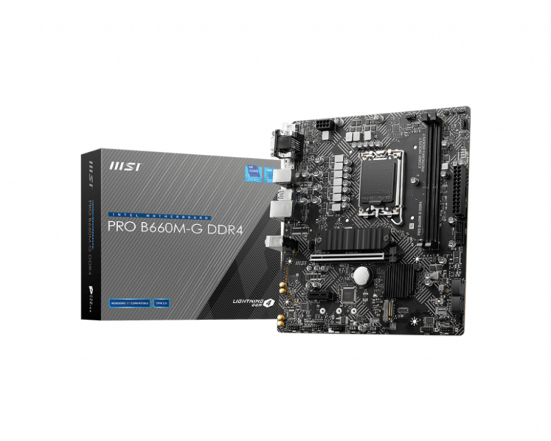PLACA BASE MSI PRO B660M-G 1700 MATX 2XDDR4