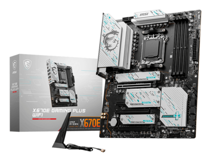 PLACA BASE MSI X670E GAMING PLUS WIFI AM5 ATX 4XDDR5
