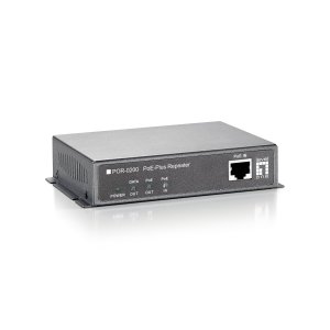 POE EXTENDER LEVEL ONE POR-0200 1 PUERTOS CONECTABLE EN CASCADA EXTIENDE 100m PoE-PLUS