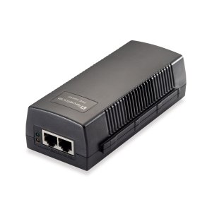 POE INJECTOR ADAPTER GIGABIT LEVEL ONE 30W PASA DATOS Y ALIMENTACION POR EL MISMO CABLE HASTA 100M