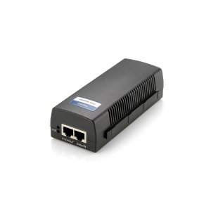 POE INJECTOR ADAPTER GIGABIT LEVEL ONE PASA DATOS Y ALIMENTACION POR EL MISMO CABLE HASTA 100M