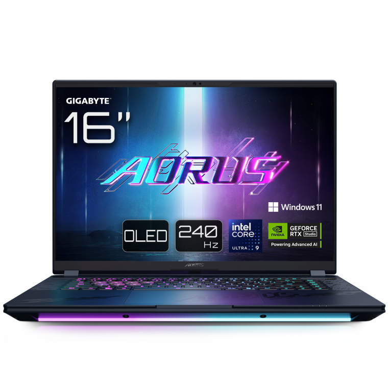 PORTATIL GIGABYTE AORUS MASTER 16 U9-275HX RTX5090 32GB 1TB 16" WQXGA W11P