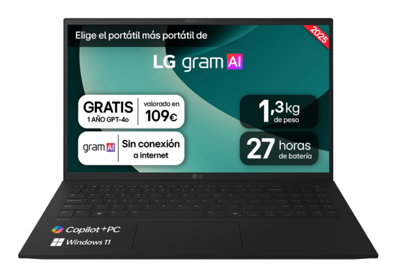 PORTATIL LG GRAM R5-340 16GB 1TB 15"FHD W11H