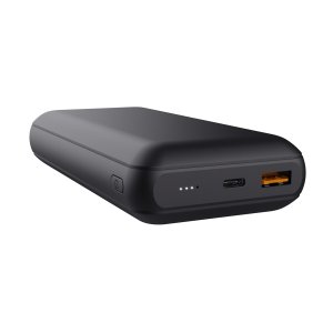 POWERBANK UNIVERSAL TRUST 24880 REDOH 20000mAh COLOR NEGRO 18W CARGA RAPIDA2xUSB-C 1xUSB-A*