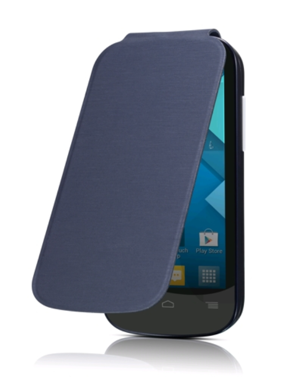 PROTECTOR FUNDA FLIP COVER ALCATEL C3 GREY