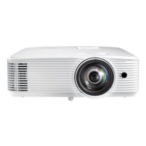 PROYECTOR OPTOMA 3D W309ST 3800 LUMENS CORTA DISTANCIA 1280x800 WXGA 22000:1 HDMI VGA RCA AUDIO-2x10