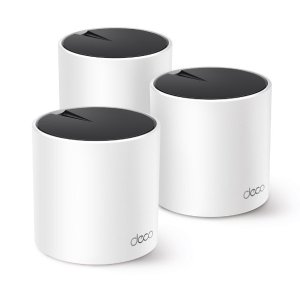PUNTO DE ACCESO INTERIOR MESH WIFI 6 TP-LINK DECO X55 PACK 3u AX3000 2x2/HT160 2402Mbps + 2x2 574Mbp
