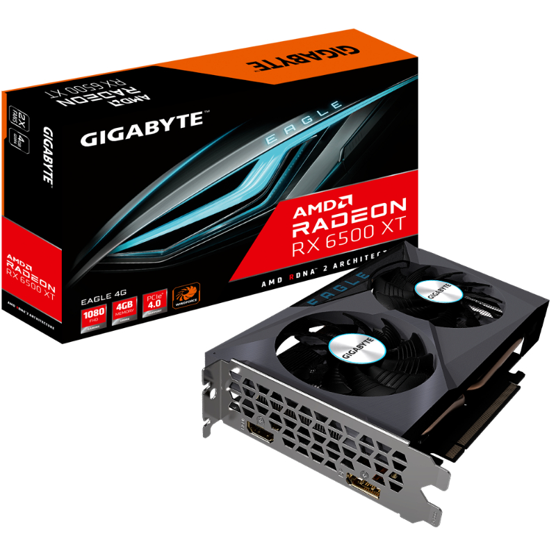 VGA AMD RADEON RX 6500 XT EAGLE 4 GB GIGABYTE